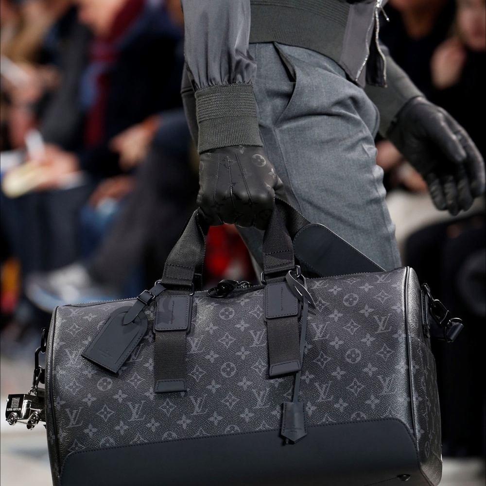 Louis Vuitton Monogram Eclipse Voyager Keepall 45